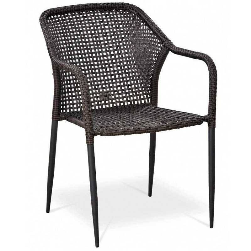 Стул Rottan stool brown Коричневый Черный Стул Rottan stool brown Коричневый Черный в Волгограде | Loft Concept
