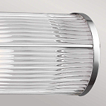 Бра для ванных комнат горизонтальное с 2-мя прозрачными рифлеными цилиндрическими плафонами Feiss варинант исполнения - 4 | Loft Concept в Волгограде