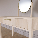 Туалетный Стол с зеркалом Primo Светлый дуб варинант исполнения - 5 | Loft Concept в Волгограде