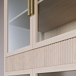 Витрина Primo со стеклянными фасадами и 2 ящиками Светлый дуб варинант исполнения - 6 | Loft Concept в Волгограде