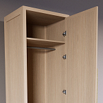 Узкий Шкаф Primo с 2 выдвижными ящиками Светлый дуб варинант исполнения - 6 | Loft Concept в Волгограде