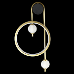 Бра с круглой рамкой и стеклянными белыми шарами B.LUX C Ball варинант исполнения - 2 | Loft Concept в Волгограде