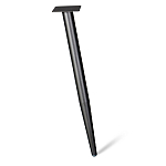 Обеденный стол с прямоугольной черно-золотой столешницей из стекла на 4-х металлических ножках Gold and Black Marble варинант исполнения - 5 | Loft Concept в Волгограде