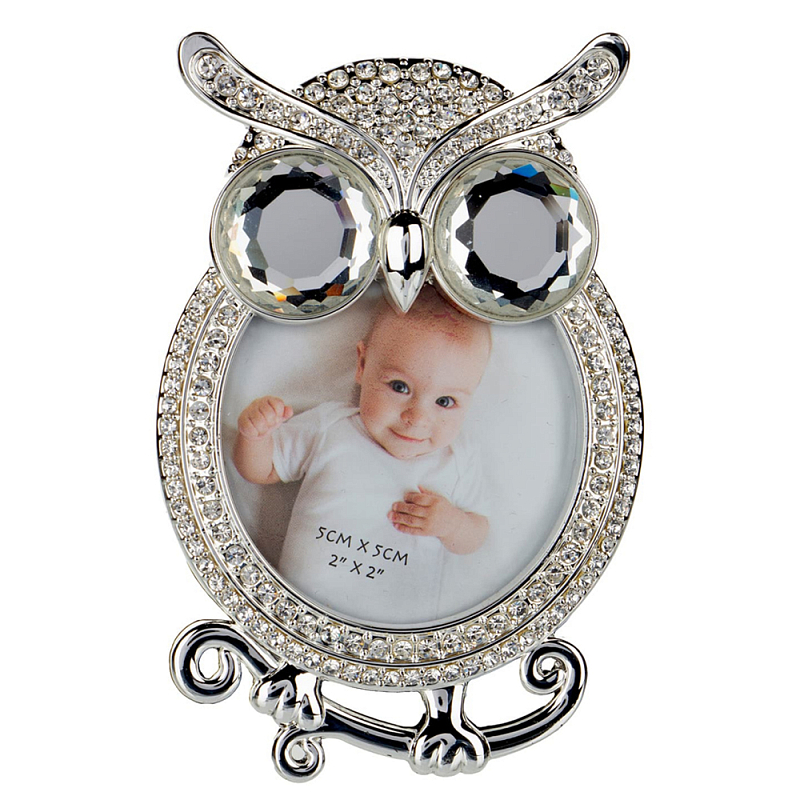 Фоторамка детская Childhood Corner Owl Серебряный Фоторамка детская Childhood Corner Owl Серебряный в Волгограде | Loft Concept