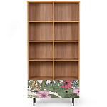 Широкий стеллаж с принтом Elise Rack варинант исполнения - 10 | Loft Concept в Волгограде