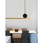 Люстра линейная светодиодная в минималистичном стиле New Age of Light варинант исполнения - 7 | Loft Concept в Волгограде