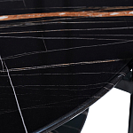 Стол журнальный круглый черный с полкой Inherence варинант исполнения - 3 | Loft Concept в Волгограде