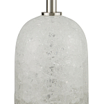 Настольная лампа с высоким тканевым абажуром Cracked Base варинант исполнения - 1 | Loft Concept в Волгограде