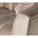 Диван трехместный велюровый серый Island of Comfort варинант исполнения - 3 | Loft Concept в Волгограде