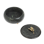 Шкатулка круглая из натурального камня змеевик Stone Casket варинант исполнения - 4 | Loft Concept в Волгограде