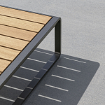 Шезлонг на металлическом каркасе с регулируемой спинкой GUELL Sunbed варинант исполнения - 5 | Loft Concept в Волгограде