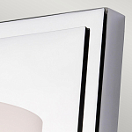 Бра для ванных комнат с белым цилиндрическим плафоном на прямоугольном основании цвета хром Feiss варинант исполнения - 2 | Loft Concept в Волгограде