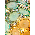 Люстра с каскадом из разноцветных круглых подвесов Key Lustar варинант исполнения - 3 | Loft Concept в Волгограде