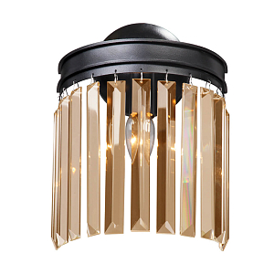 Бра Стеклянные подвесы цвет Янтарь Odeon Amber Glass 21