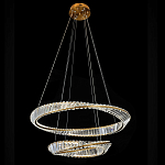 Люстра подвесная из 2-х колец Round Air Chandelier варинант исполнения - 1 | Loft Concept в Волгограде