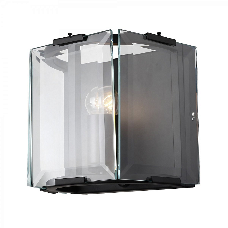 Бра Harlow Crystal Round Cube Черный Бра Harlow Crystal Round Cube Черный в Волгограде | Loft Concept
