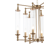 Люстра с 8-ю прозрачными цилиндрическими плафонами Jeanette варинант исполнения - 9 | Loft Concept в Волгограде