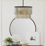 Люстра круглая с подвесками из натурального перламутра Nacre варинант исполнения - 2 | Loft Concept в Волгограде