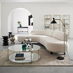 Приставной стол из сплава алюминия Solaris варинант исполнения - 3 | Loft Concept в Волгограде