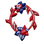 Зеркало овальное Love God варинант исполнения - 1 | Loft Concept в Волгограде