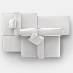 Модульный диван трансформер Harn в стиле минимализм  варинант исполнения - 2 | Loft Concept в Волгограде