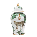 Ваза из фарфора с ручной росписью Leopard Collection  варинант исполнения - 3 | Loft Concept в Волгограде