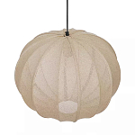 Подвесной светильник с бежевым тканевым абажуром Modern Textured Table Lamp варинант исполнения - 3 | Loft Concept в Волгограде