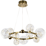 Дизайнерская кольцевая люстра с гирляндой внутри стеклянных плафонов Iona Garland Chandelier 9 варинант исполнения - 2 | Loft Concept в Волгограде