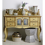 Комод деревянный Illustration of flowers варинант исполнения - 7 | Loft Concept в Волгограде