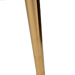 Стул бежевый из экокожи на золотых ножках Attribute of Elegance варинант исполнения - 5 | Loft Concept в Волгограде