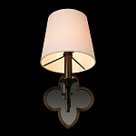 Бра с белым текстильным абажуром и фигурным основанием с зеркальной вставкой Vitorino варинант исполнения - 17 | Loft Concept в Волгограде