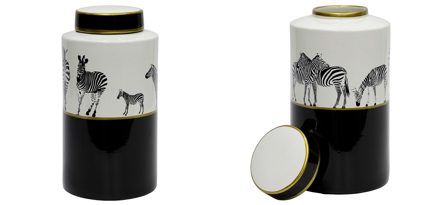Ваза Zebra Vase white and black 32 Ваза Zebra Vase white and black 32 - Loft-Concept в Волгограде