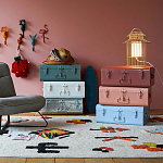 Металлический сундук Metal Chest Black варинант исполнения - 5 | Loft Concept в Волгограде