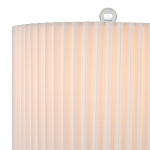 Настольная лампа с прозрачным корпусом и фактурным абажуром Charm and Luxury варинант исполнения - 2 | Loft Concept в Волгограде