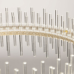 Люстра круглая с прозрачными стеклянными трубками 51 см Nembus варинант исполнения - 12 | Loft Concept в Волгограде