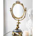 Настольное зеркало в бронзовой рамке Eden Garden варинант исполнения - 4 | Loft Concept в Волгограде