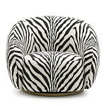 Кресло Bear с принтом Зебра варинант исполнения - 2 | Loft Concept в Волгограде