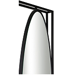 Зеркало овальное в металлической оправе в стиле лофт Urban Style Space варинант исполнения - 2 | Loft Concept в Волгограде