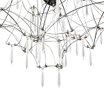 Потолочный светильник с тонким металлическим каркасом цвета хром Quasar варинант исполнения - 4 | Loft Concept в Волгограде