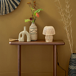 Ваза декоративная из натурального плетеного бамбука Bamboo Decor 35 варинант исполнения - 5 | Loft Concept в Волгограде