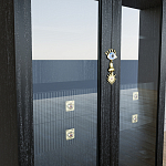 Дизайнерский шкаф витрина Elsa Dreams Black с 4-мя ящиками варинант исполнения - 4 | Loft Concept в Волгограде