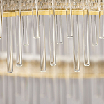 Люстра круглая с прозрачными стеклянными трубками 51 см Nembus варинант исполнения - 10 | Loft Concept в Волгограде