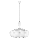 Подвесной светильник с белым фигурным абажуром и мягкими волнистыми краями Cloud Motion  варинант исполнения - 11 | Loft Concept в Волгограде