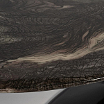 Стол журнальный овальный с столешницей из искусственного мрамора Alonso Gloss варинант исполнения - 3 | Loft Concept в Волгограде