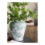 Ваза с зелеными цветочными и птичьими мотивами Vase Inspired by Nature варинант исполнения - 5 | Loft Concept в Волгограде