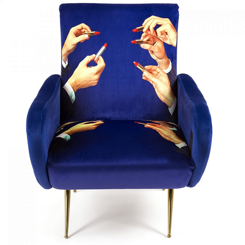Кресло Seletti Armchair Lipsticks Фиолетовый Латунь Кресло Seletti Armchair Lipsticks Фиолетовый Латунь в Волгограде | Loft Concept