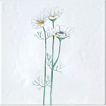 Плитка с узором Ромашки варинант исполнения - 2 | Loft Concept в Волгограде