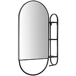 Овальное настенное зеркало с боковым креплением Cole Industrial Mood Mirror варинант исполнения - 1 | Loft Concept в Волгограде