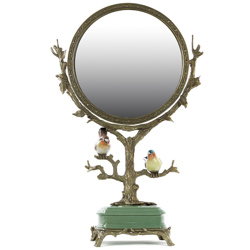 Зеркало Mirror Tree Бронза Зеленый шалфей Зеркало Mirror Tree Бронза Зеленый шалфей в Волгограде | Loft Concept