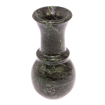 Ваза декоративная для цветов из камня змеевик Vase Serpentine варинант исполнения - 2 | Loft Concept в Волгограде